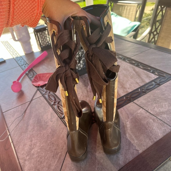 Coach rain boots - Picture 2 of 4